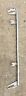 196164lcwflh Chevrolet Parts Source Impala Lower Door Chrome Window Frame Track