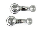 D1032  2 Woodall Chevy Gmc Truck Interior Window Crank Set Clear Knobs