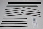 C146 210 Repops Chevrolet Window Sweeps Felt Kit For Chevy Bel Air