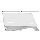 3614r Dynacorn Ford Mustang Coupedoor Window Glass Assembly Frame Left Side