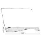 3614ra Dynacorn Mustang Coupe Hardtop Door Window Glass Frame Left Side