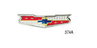 374a Danchuk Chevy Trunk Emblem Bezel Best