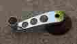 43065040 Gm 70s-80s Camaro Firebird Billet Chrome Wood Grain Window Crank Handle