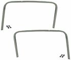 55-45887-rc 55-45887-lc 1955 1956 1957 1958 1959 Gmc Truck Chrome Door Frame Garnish Moulding Set