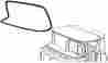 60-79500-s 1960 1961 1962 1963 Chevrolet Gmc Truck Windshield Seal Standard W O Trim Slot
