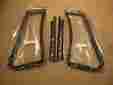17h2505 62-80 Ahh7478 Ahh7479 Bl Mgb Parts Quarter Light Vent Window Gaskets Frame Seals Roadster