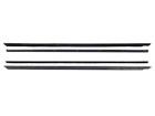 65blt63 Unbranded New Mustang Beltline Weatherstrip Fastback Stainless Felt Seals Set
