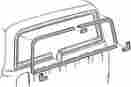 67-704120 1968 1969 1970 1971 1972 Chevrolet Gmc Truck Rear Window Trim Polished Stainless