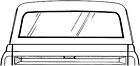 68-704220-d Counterpart Automotive Chevrolet Truck Deluxe Rear Window Seal