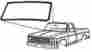 73-79500-d 1973-1987 Chevrolet Gmc Truck Windshield Seal Deluxe Includes Chrome Lockstrip
