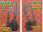 783-794 Plymouth Window Regulator Frt