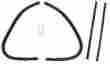 7c-8121450-pr 7c-8121448-pr 1948 1949 1950 1951 1952 Ford Truck Vent Window Seal Kit With Vertical Seals New