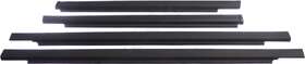 160360 Apdty Front And Rear Outer Door Window Dew Wipe Belt Weatherstrip Kit