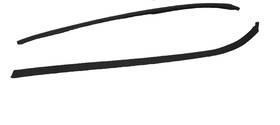 4l0-854-327-5ap Audi 2007 Q7 Front Windshield Reveal Molding Seal Water Deflector Trim