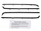 B7c-8121452 Unbranded New Ford Pickup Beltline Weatherstrip Stainless Felt Seals