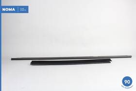 51227057493 Bmw 04-10 535i E60 Rear Left Side Door Window Weatherstrip Seal Set Oem