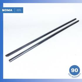 51337008571 Bmw 04-10 E64 650i 645ci Left And Right Side Door Window Molding Seal Set Oem