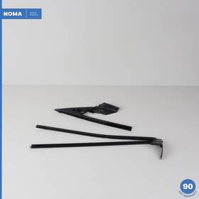 51337016638 Bmw 03-08 E85 Z4 Right Passenger Door Window Weather Strip Seal Set Of 2 Oem