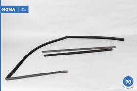 7020578 Bmw 00-06 X5 E53 Front Right Passenger Side Door Window Rubber Seal Set Of 3 Oem