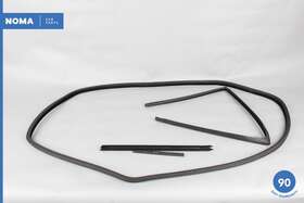7020583 Bmw 00-06 X5 E53 Rear Left Driver Side Door Window Rubber Seal Set Of 4 Oem