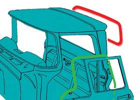 Rwg66bb Brothers Trucks Rear Window Seal - Large