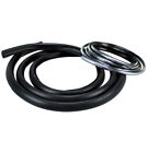 Bv-01-120 Unbranded Rear Glass Weatherstrip Small Window Chrome Lock Bead