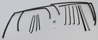 C173 Repops Automotive Reproductions Chevrolet Window Sweeps Felt Kit For Chevy
