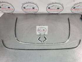 813.gm1z78 Chevrolet 1978-82 C3 Corvette Rear Window Moulding 5-piece Set - Oem