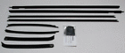 Cp122a Repops Automotive Reproductions Chevrolet Window Sweeps Felt Kit For Chevy