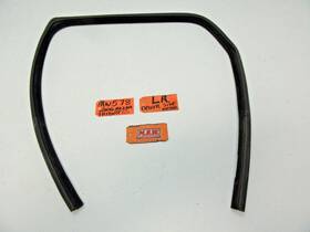 Ec0173605l-05 Ford Door Glass Window Rubber Seal Track Molding Panel Left Rear Back Tribute 06