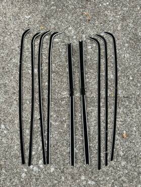 3762678 General Motors Vintage Lot 1956-1962 Corvette Window Runs With Felts C1 Vette Gm 3762678 General Motors Vintage Lot 1956-1962 Corvette Window Runs With Felts C1 Vette Gm