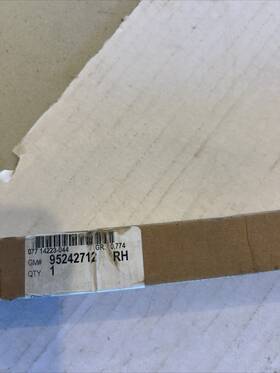 95242712 General Motors Oem Gm Outer Sealing Strip Rear Rh Door With Chrome 2012-15 Chevy Cruze