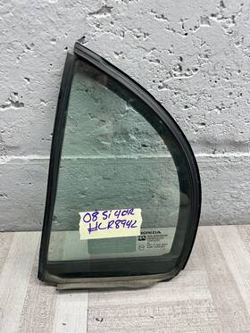 43r-000261 Honda 2006-2011 Civic Sedan Rear Left Door Vent Quarter Window Glass 07 08 09 10