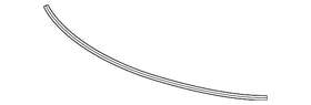 73151-tg7-c01 Honda Genuine Molding Front Windshield