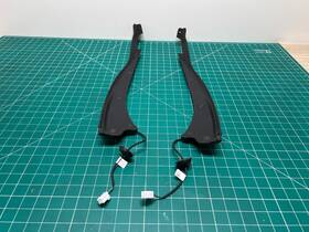 83130-b8000 Hyundai 13-19 Santa Fe Rear Left And Right Door Weatherstrip Seal Pair Set Oem