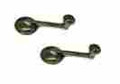 Iwh497p Window Crank Handle Pair Oldsmobile 1949-58 Buick 1954-58