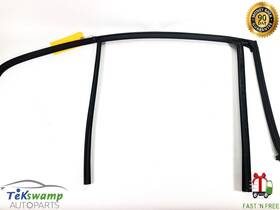 C2d48943 Jaguar 10-19 Xj Xjl Rear Left Lh Driver Side Door Glass Channel Run Strip Oem