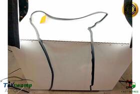 C2z13662 Jaguar 09-15 Xf Rear Right Rh Passenger Side Door Weatherstrip Rubber Seal Oem