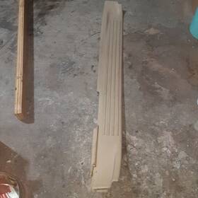 Btr6178 Land Rover Range P38 Front Right Seat Carpet Edge Trim Finisher Cream Used