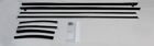 70-18365 M165 Repops Ford Mustang Window Felt Kit Coupe Pieces New