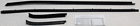 M280 Repops Automotive Reproductions Ford Window Sweeps Felt Kit Weatherstrip For