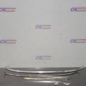 270-51039 Mercedes-benz 88 1988 560sl 107 Type Windshield Glass Trim Set Chrome