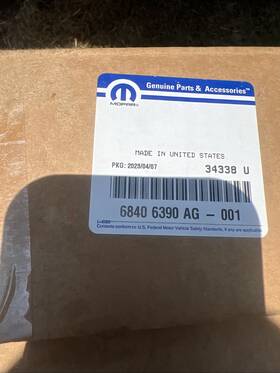 68406390ag Mopar For Jeep Wagoneer 22-23 Rear Passenger Side Door Belt Molding