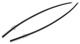 21538ar Oer Authorized 1964-66 Ford Mustang Door Glass Run Channel Set With Felt Weatherstrips