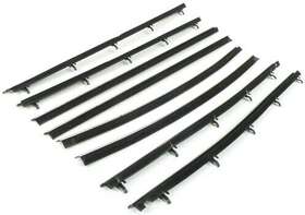 N2089 Parts Unlimited Interior 1968-72 Chevy Ii / Nova 4 Door Sedan Window Felt Set 8 Piece - Brand Pui