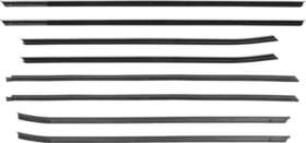 W2139 Parts Unlimited Interior 1961 Impala 2 Door Hardtop Reproduction Windowfelt Set - Brand Pui