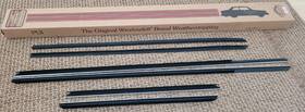 F218-1 Pui Windowfelts - Replacement Style 1963-1964 Impala Window Felt/belt Line Weatherstrip Partial Set 2-door Hardtop