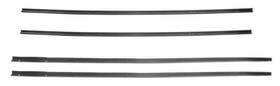 A4400107 Repops Automotive Reproductions 1974-78 Mustang Ii Front Door Window Felt Weatherstrips Inner And Outer 4 P