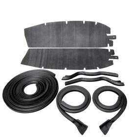 90-0111-72 Steele Rubber 1949 1950 1951 1952 Pontiac Post Cars Front Door To Body Seal New