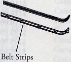 T-5030 Pui Interiors Oldsmobile Window Sweeps Felt Kit For Olds Cutlass